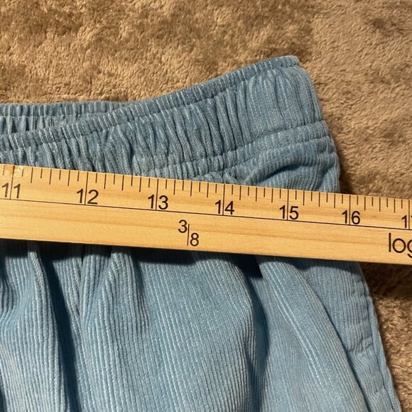 NWT Woman Within Pants Womens 18WP Classic Corduroy Light Blue Pull On Stretch - Picture 6 of 8
